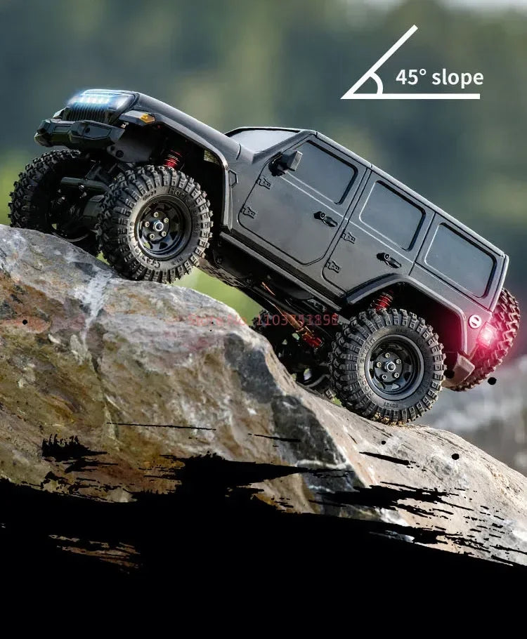 JJRC C8801 PRO 1/18 Coche Todoterreno con Suspensión 4WD Totalmente Proporcional, Coche RC Eléctrico, Modelo de Juguete para Niños, Regalo