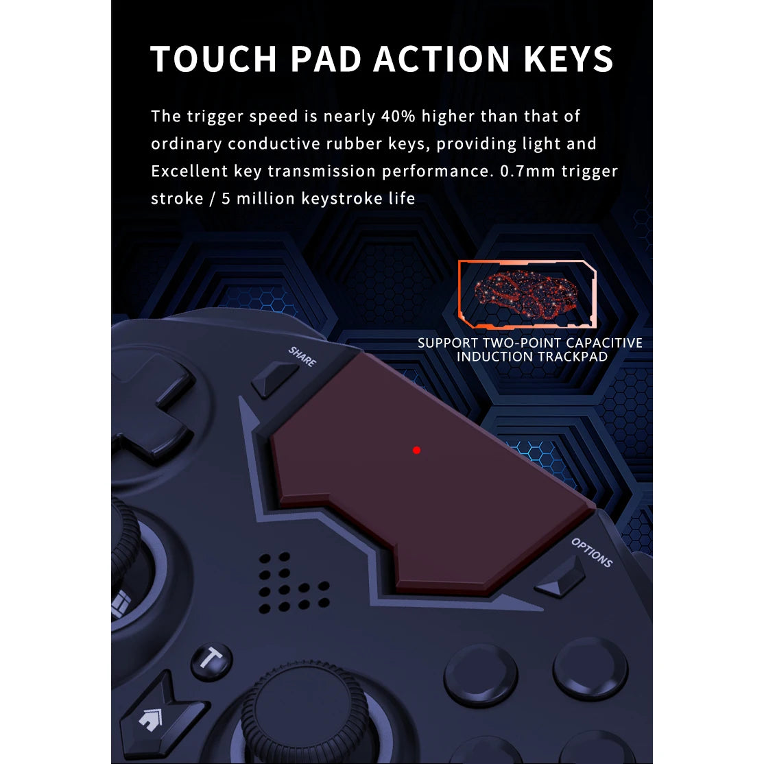 Controlador inalámbrico para PS4, PS3, PS, Playstation 4, 3, teléfono móvil, PC, Android, TV, Control, Bluetooth, Gamepad, Joystick para juegos