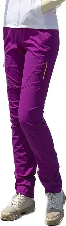 Pantalones de senderismo impermeables para mujer, secado rápido, Camping al aire libre, escalada, Trekking, pantalones de montaña, Ripstop, verano