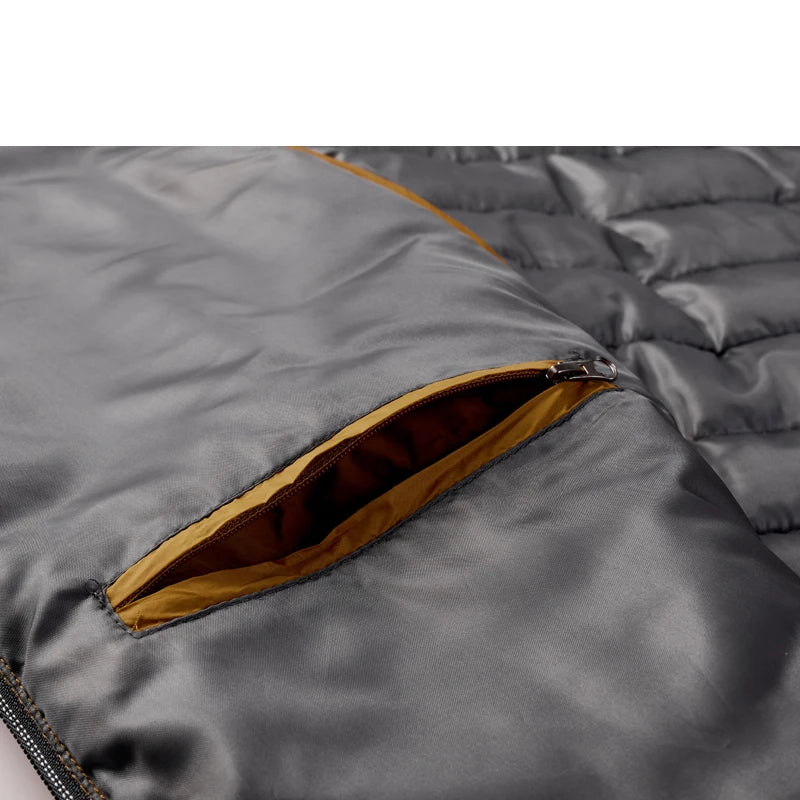 Chaqueta Acolchada con Capucha para Hombre – Abrigo de Invierno
