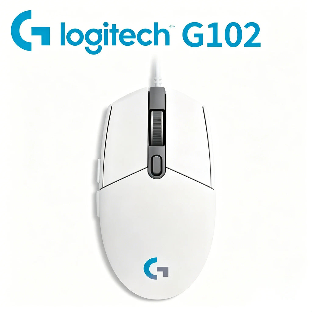 Ratón para Juegos Logitech G102 con Cable, LIGHTSYNC RGB, 8000 DPI, 6 Botones Programables para PC, Portátil y Deportes Electrónicos