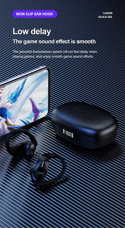 Auriculares Bluetooth TWS Lenovo LP75 Deportivos con Gancho y Micrófono