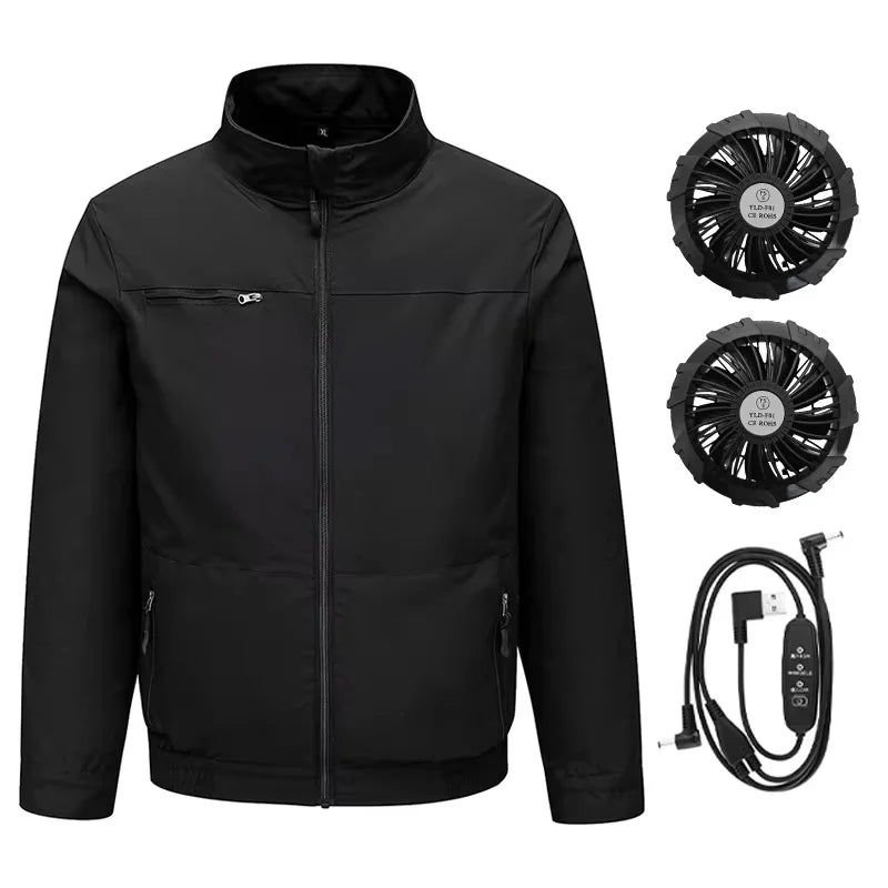 Chaqueta con Ventilador USB para Hombre - Refrigeración por Aire