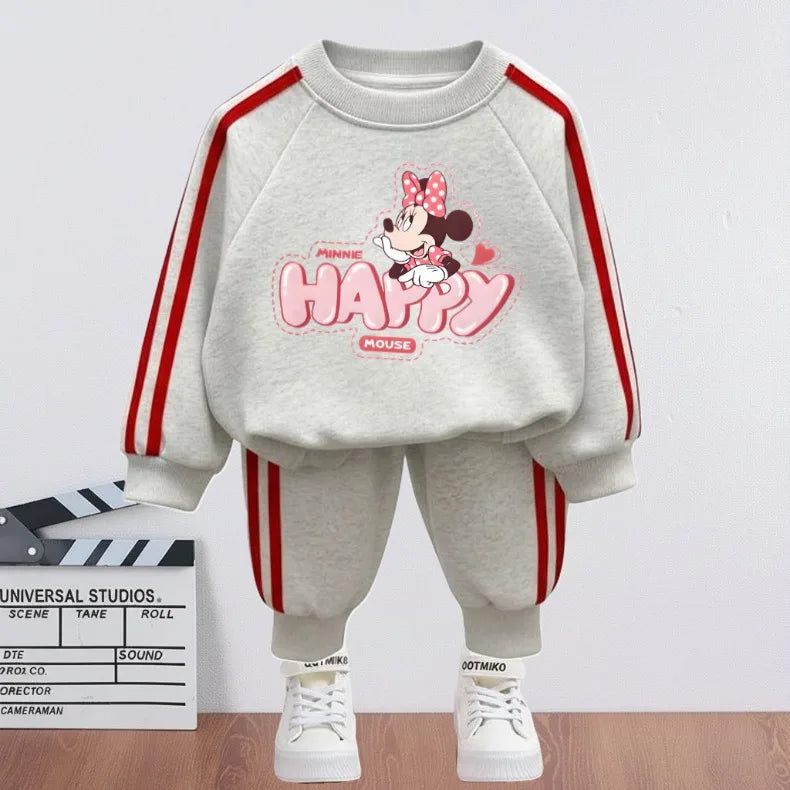 Conjuntos de ropa para niños, sudaderas con capucha y pantalones de rayas laterales, conjunto de sudaderas informales de dos piezas, nuevo estilo, primavera 2026