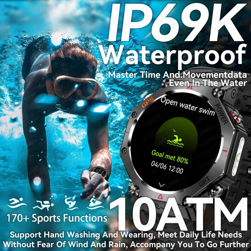 T-Rex 3 Ultra Reloj Inteligente Militar 10ATM