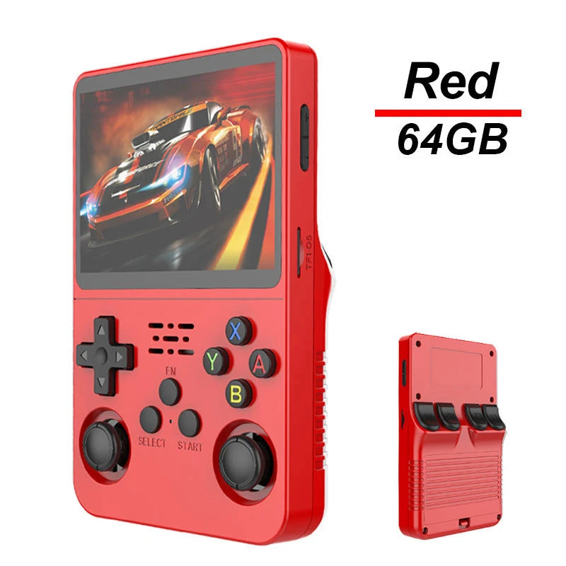 Consola de Juegos Retro Arkos R36S, Pantalla 3.5 Pulgadas, 64GB o 128GB
