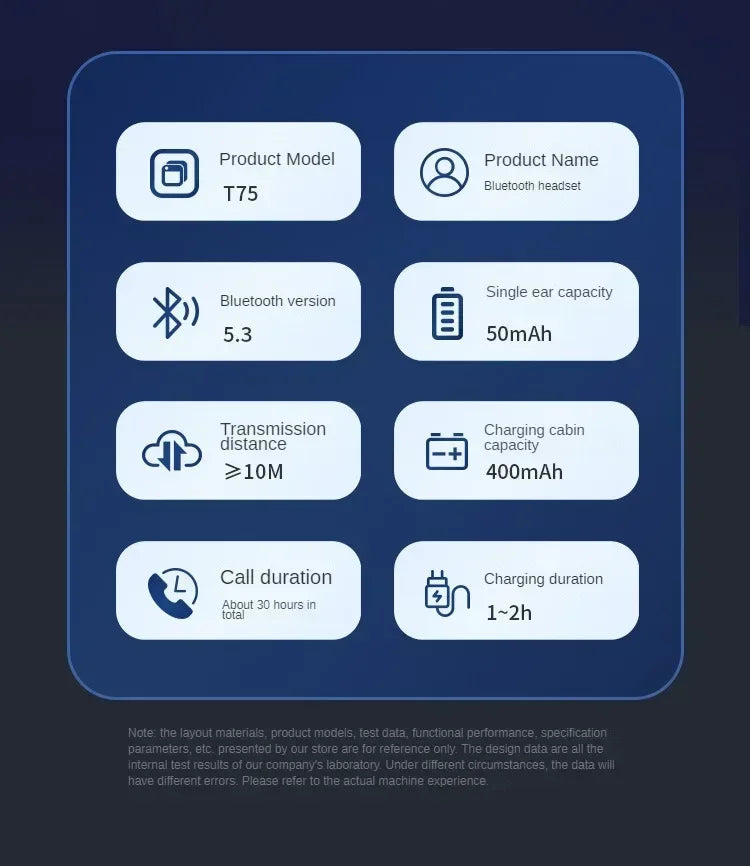 Nuevo Original T75 conducción de aire auriculares inalámbricos Bluetooth 5,3 auriculares deportivos calidad de sonido HiFi auriculares TWS impermeables