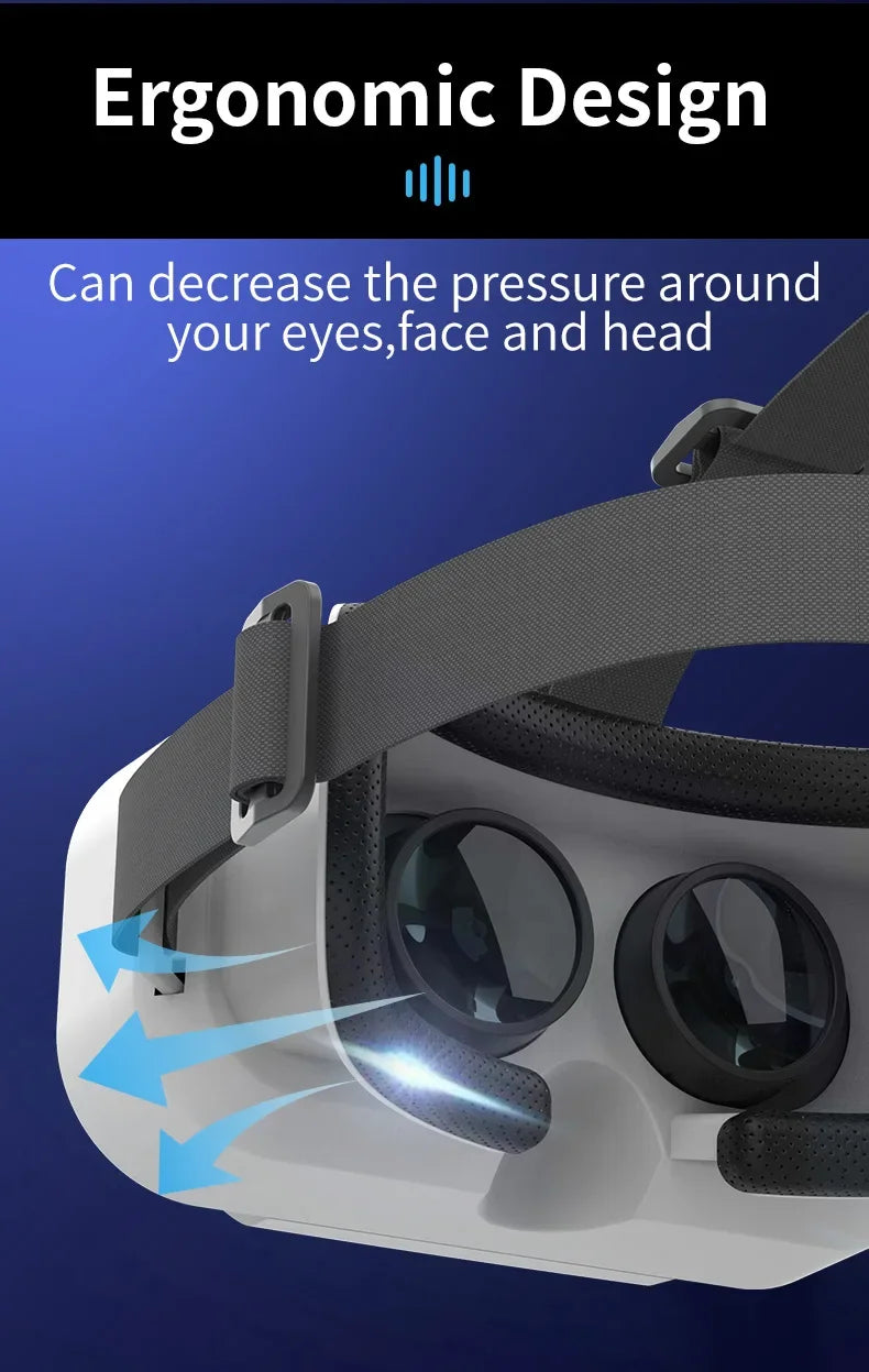 Shinecon VR gafas Viar auriculares de realidad Virtual dispositivos 3D casco gafas lentes para teléfono inteligente juego visor móvil