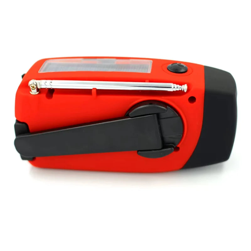 Radio Multifuncional Solar con Linterna LED de Emergencia
