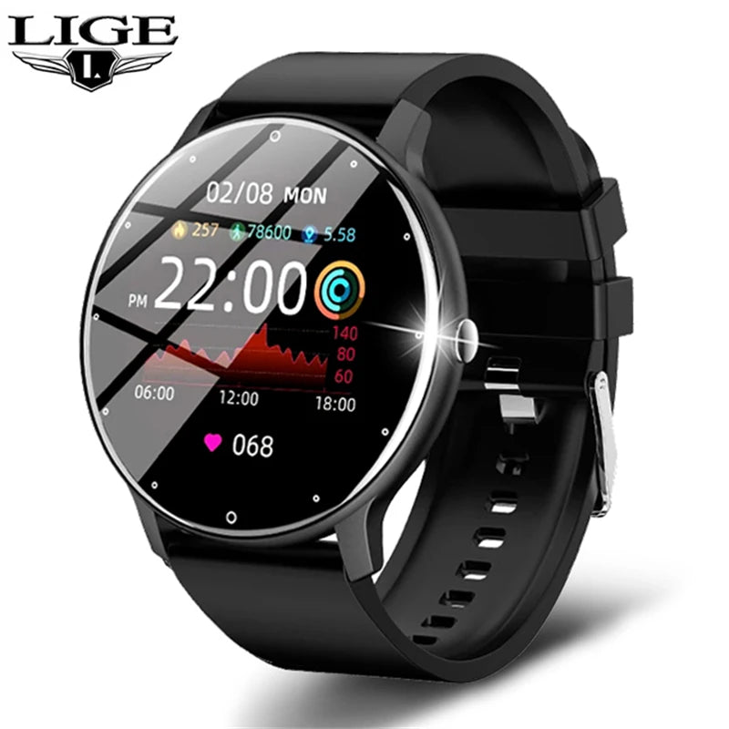 Reloj Inteligente LIGE con Monitor Cardíaco y Presión