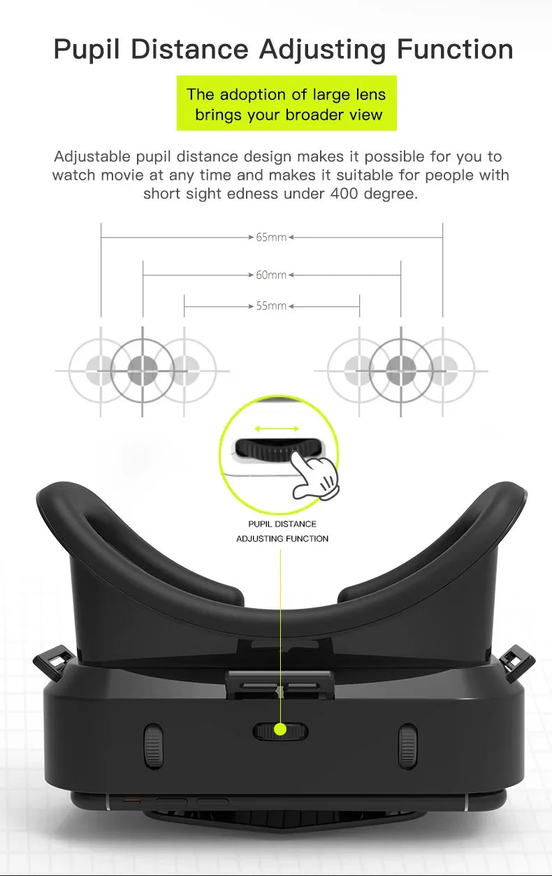 Gafas VR 3D, auriculares de realidad Virtual, dispositivos, lentes para casco, gafas inteligentes para teléfonos inteligentes, teléfono móvil, juego de visor Viar