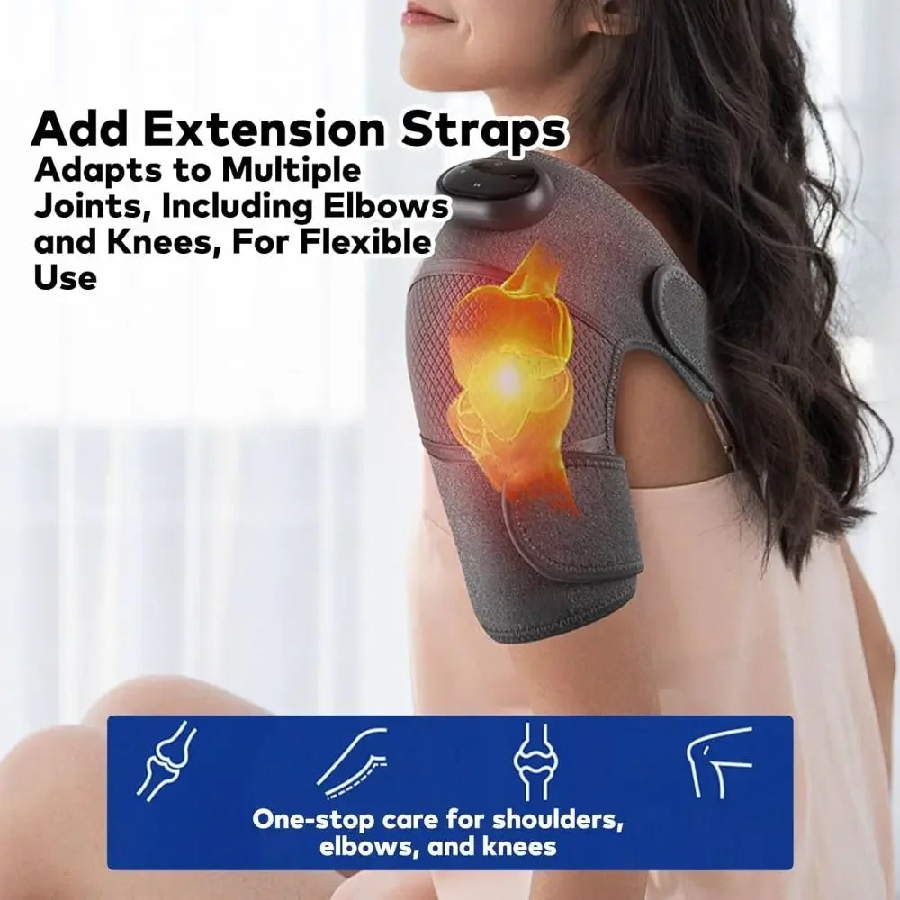 Masajeador Eléctrico de Rodilla con Calor Inalámbrico 5 Niveles