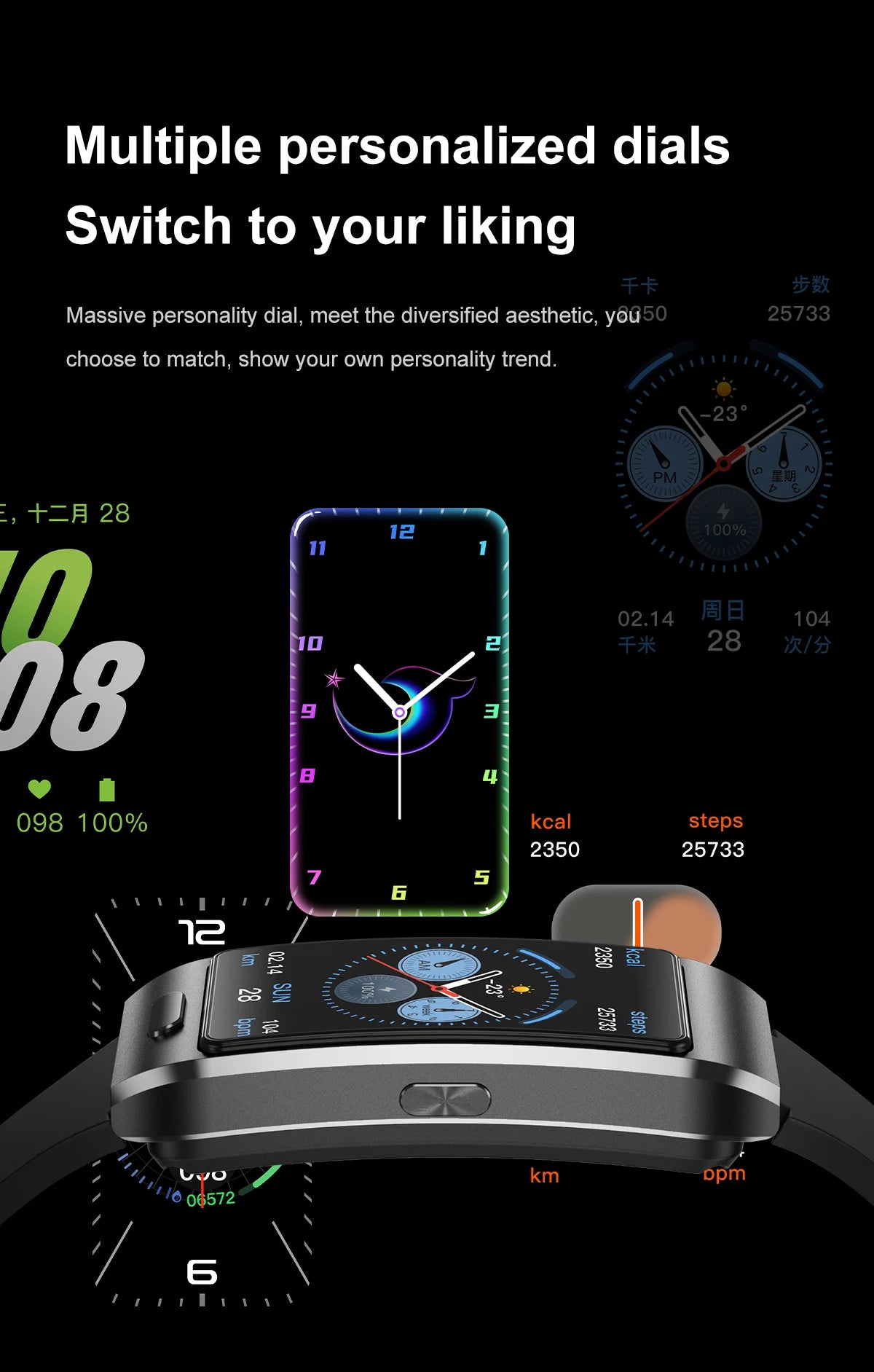 Reloj inteligente LIGE 2 en 1 TWS auriculares 1,57 "hombres mujeres GPS deportes Fitness ECG relojes de ritmo cardíaco Bluetooth llamada música Smartwatch