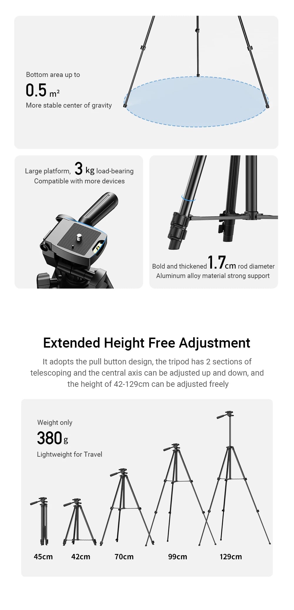Teleobjetivo APEXEL 20-40X Zoom con Trípode para Smartphone