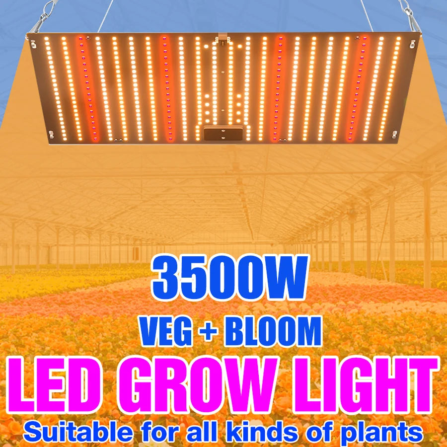 Lámpara LED de Cultivo Phyto para Plantas 3500W