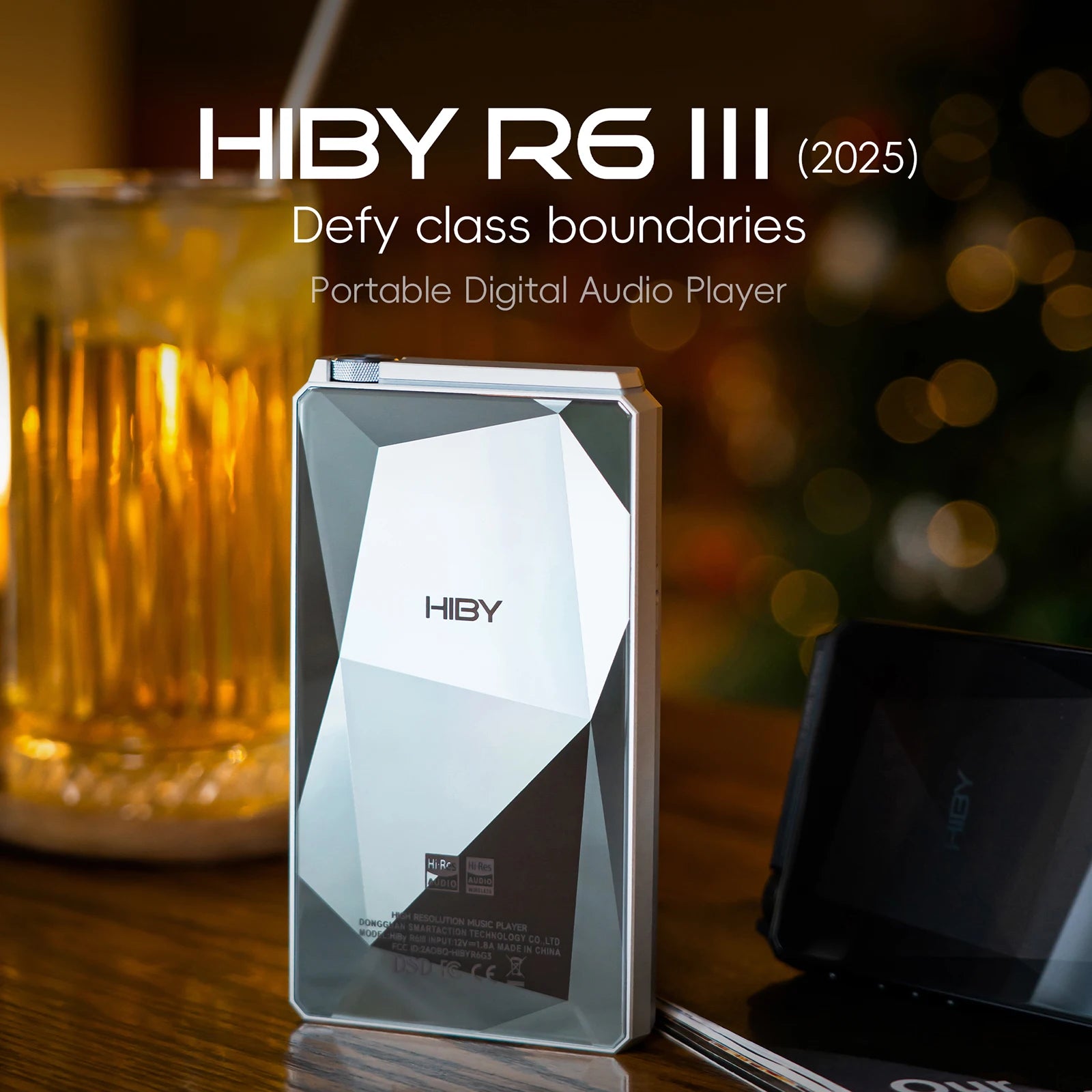 HiBy R6III 2025 / R6 Gen 3 Reproductor de Música Android 12 MP3 USB DAC HIFI WiFi Bluetooth 5.0 CS43198 *4 MQA16x DSD512 PCM768 4500mAh