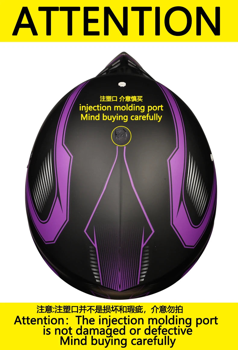 Casco Todoterreno de Moto para Niño Motocross