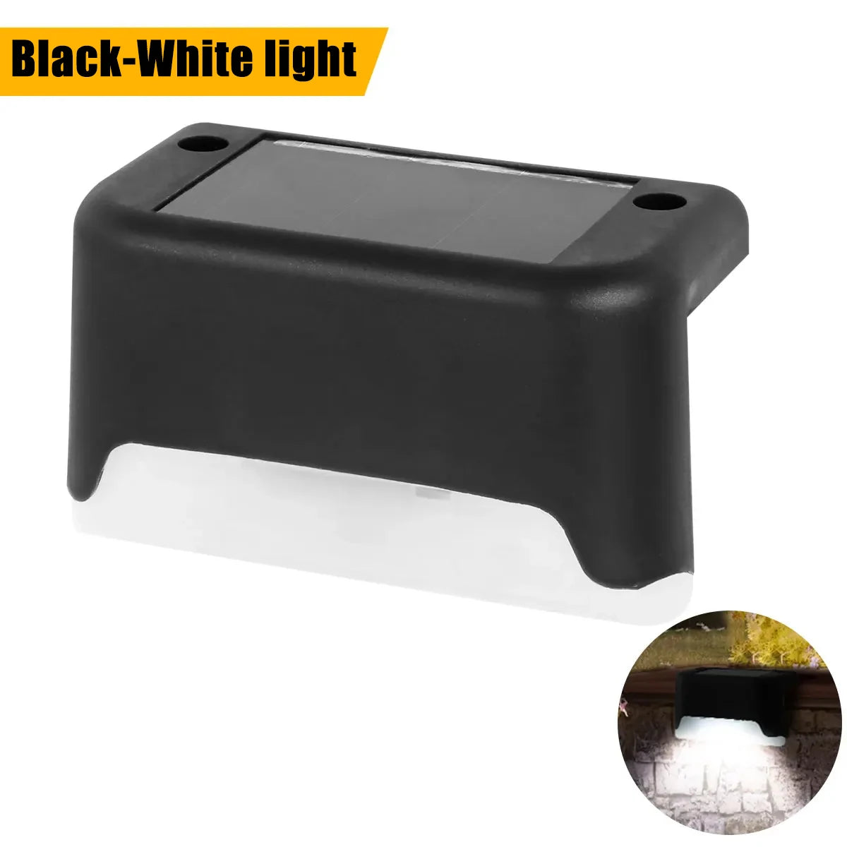 Lámpara Solar LED para Jardín, Patio, Escalera y Valla