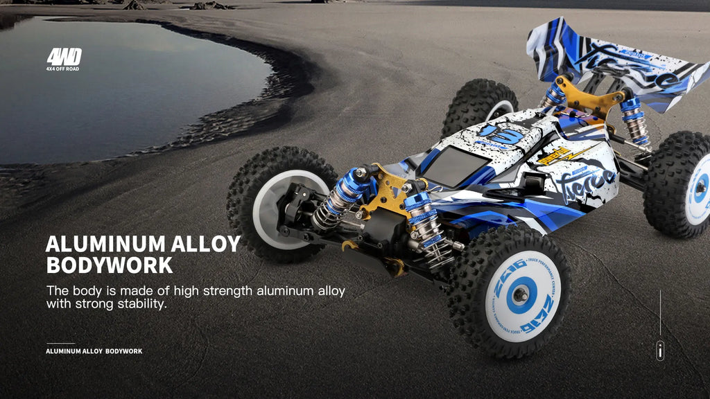 WLtoys 1/12 Autos RC 124017 124007 124016 124020 2.4G de Alta Velocidad   Coche de Carreras a Control Remoto sin Escobillas 4WD 75km/h, Juguete para Niños, Regalo