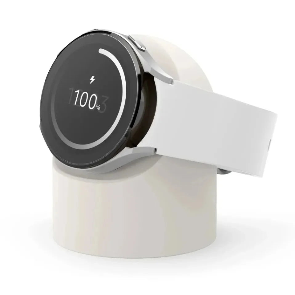 Soporte de Carga Compatible con Samsung Galaxy Watch 9 8 7 6 5, Base de Silicona para Cargador de Galaxy Watch 5 6 7 8 9 Pro