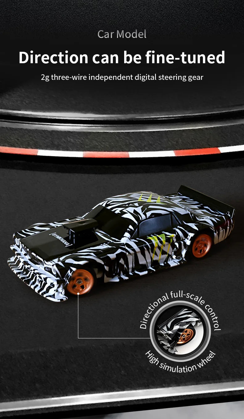 Auto de Drift RC 1:64 y 1:43 Control Remoto para Niños