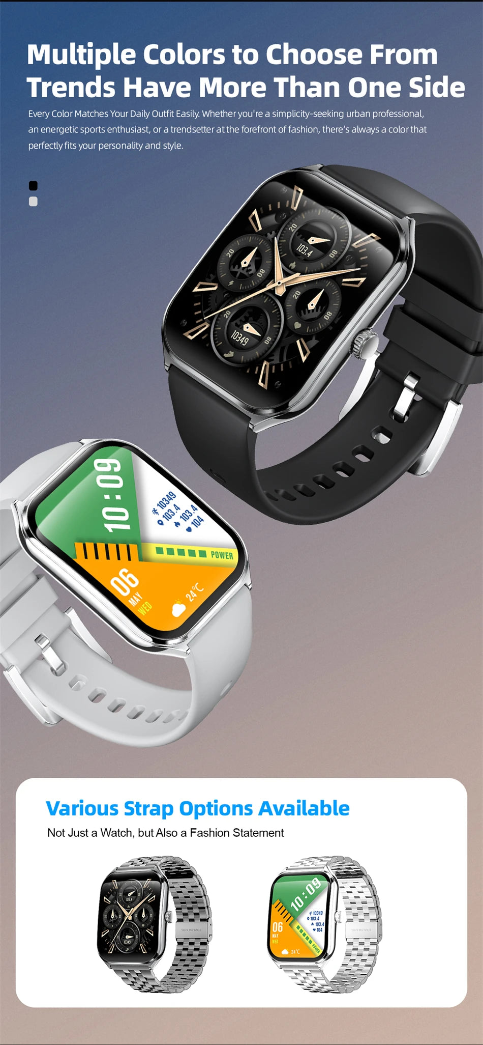 Reloj Inteligente Ultrafino AMOLED Deportivo 2026