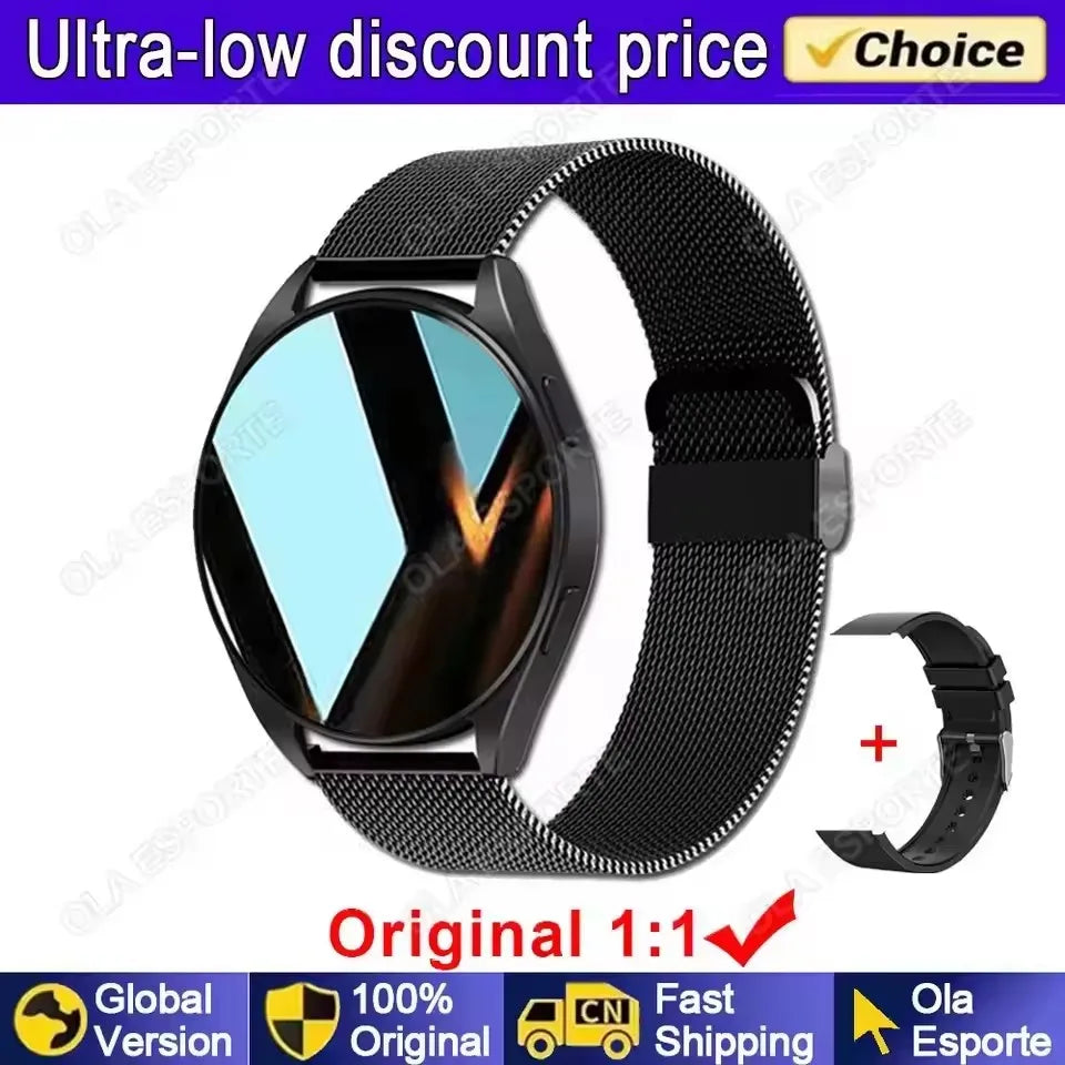 Pro nuevas mujeres delicadeza Bluetooth llamada reloj inteligente seguimiento de salud Bluetooth llamada despertador relojes inteligentes hombres Smartwatch deportes