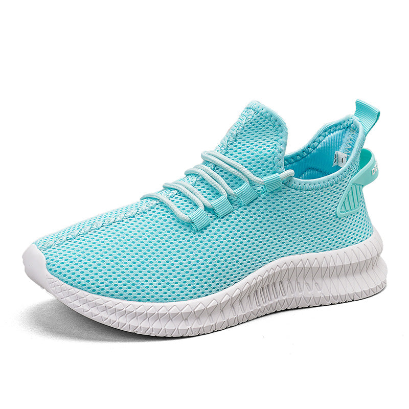 Zapatillas de correr transpirables para hombre, zapatos informales con plataforma a la moda para hombre, zapatos vulcanizados ligeros para mujer, zapatillas antideslizantes flexibles