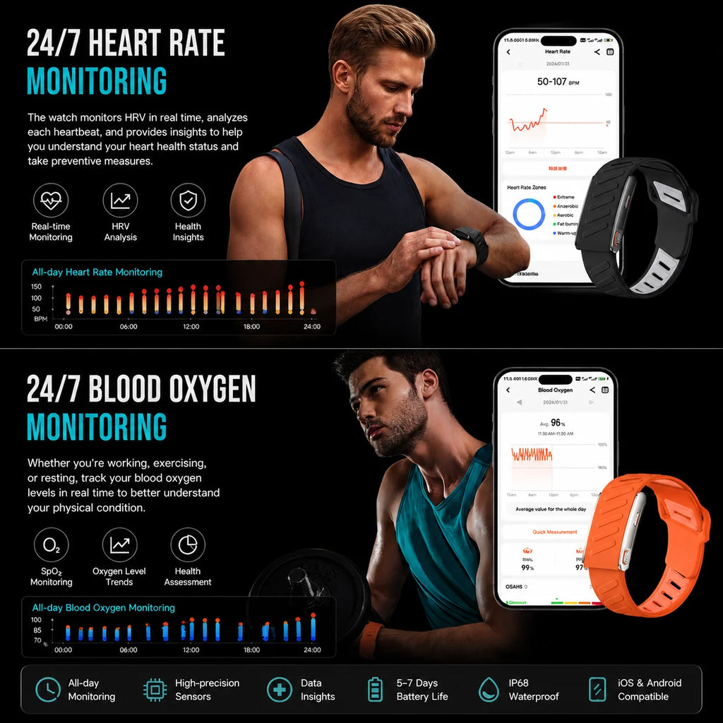 Pulsera Inteligente sin Pantalla 120 Modos