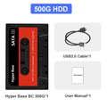Batocera 35.linux 500G HDD externo juego disco duro consolas de juegos más de 48000 juegos para PSP/MAME/N64/DC/3DO/NES para PC/portátil/Mac