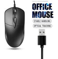 Ratón óptico USB con cable para ordenador portátil, ratón para el hogar y la Oficina, rodillo antideslizante 3D de 1200DPI, accesorios de ordenador para PC y escritorio