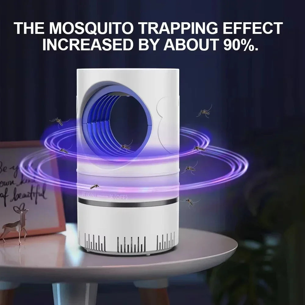 Nueva Lámpara Eléctrica para Matar Mosquitos e Insectos, Lámpara LED con Trampa de Luz, Lámpara para Control de Plagas, Lámpara para Matar Moscas e Insectos con Adaptador de Corriente USB