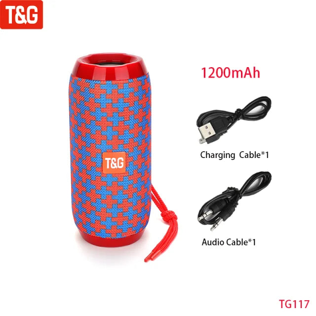 Altavoz inalámbrico portátil Caixa De Som Bluetooth caja De sonido De música Bluetooth para Subwoofer Radio FM Bocina acústica manos libres Hifi