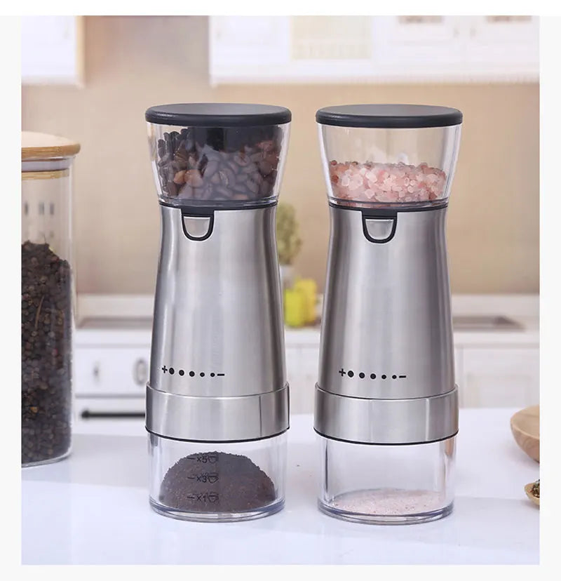 Molinillo de granos de café eléctrico recargable por USB, máquina de molino de café Manual de acero inoxidable, molinillos de granos, accesorios de cocina