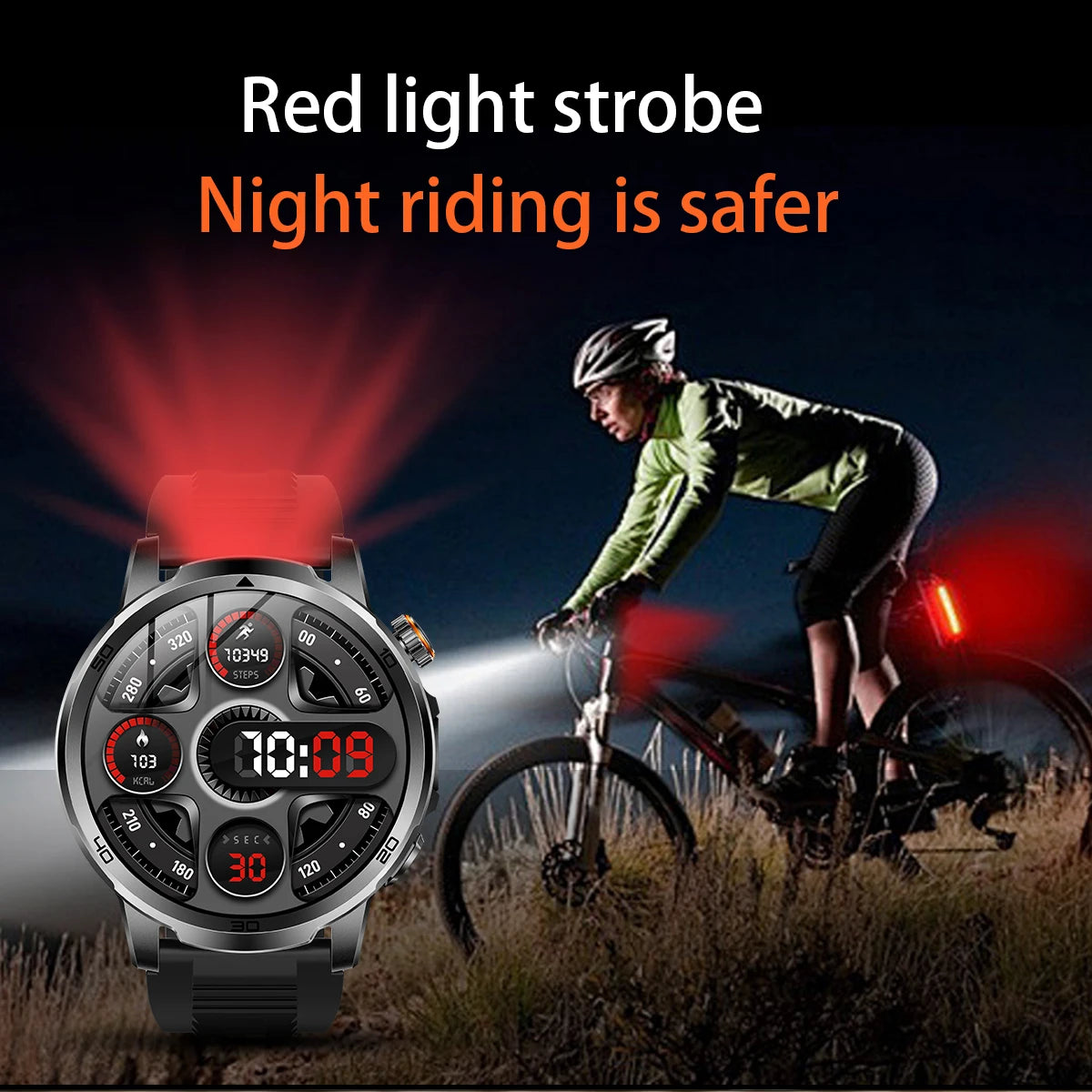 2026 militar t-rex 3 reloj inteligente reloj de Fitness hombres 466*466 pantalla AMOLED 1000mAh batería linterna llamada impermeable Smartwatchs