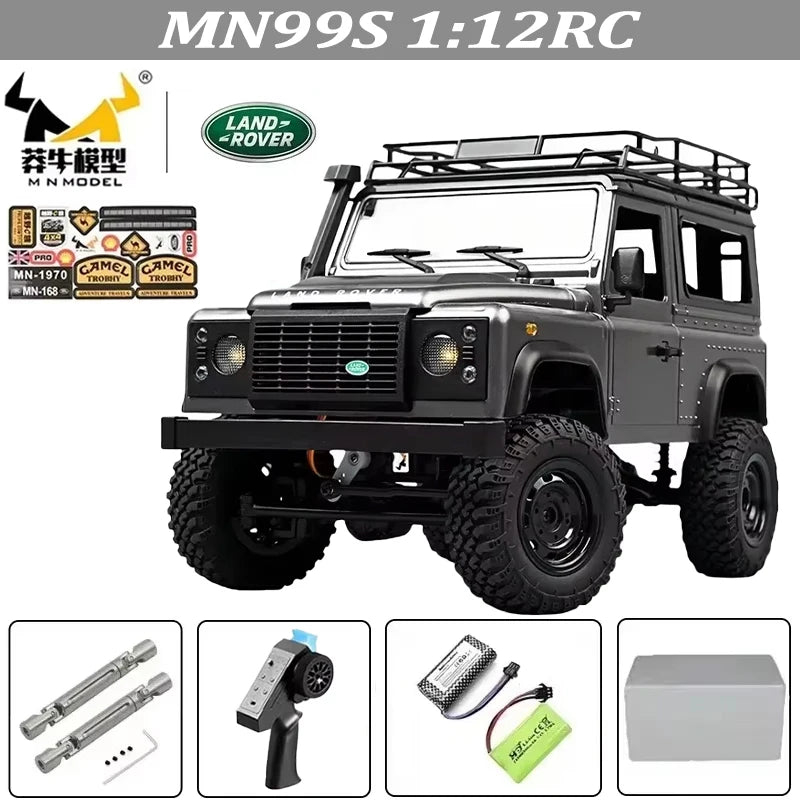 MN82 MN82S Toyota Rc 4x4 Rc CAR 2,4g 1/12 escala completa todoterreno Control remoto coche trepador de control remoto coche de juguete para regalo