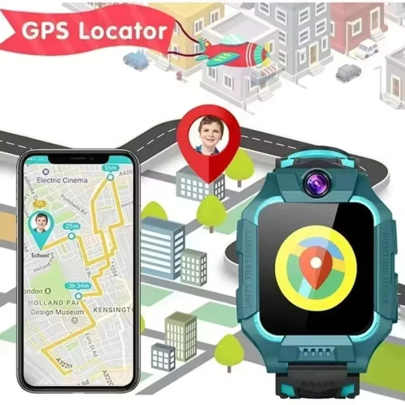 Reloj Inteligente 5G para Niños con GPS, Cámara y Videollamadas