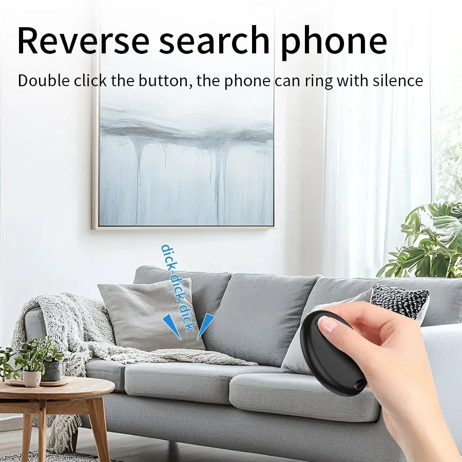 Mini Rastreador GPS Inteligente con Bluetooth, Dispositivo Antipérdida para Mascotas, Compatible con la Aplicación Find My de iOS, Localizador de Llaves, Maletas, Niños, Perros y Gatos