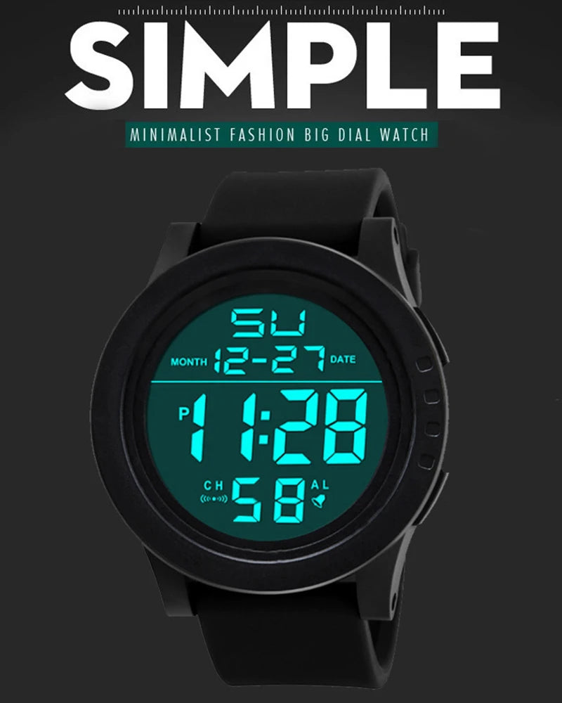 Reloj Digital Deportivo Militar Multifunción