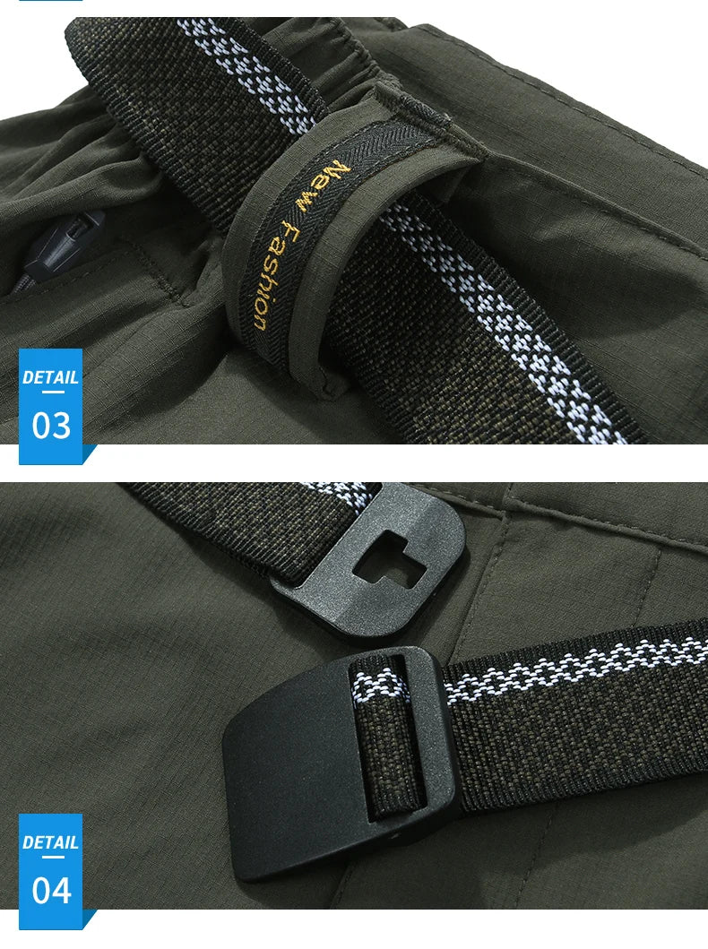 Pantalones de Montañismo Elásticos para Hombre, Ligeros de Verano