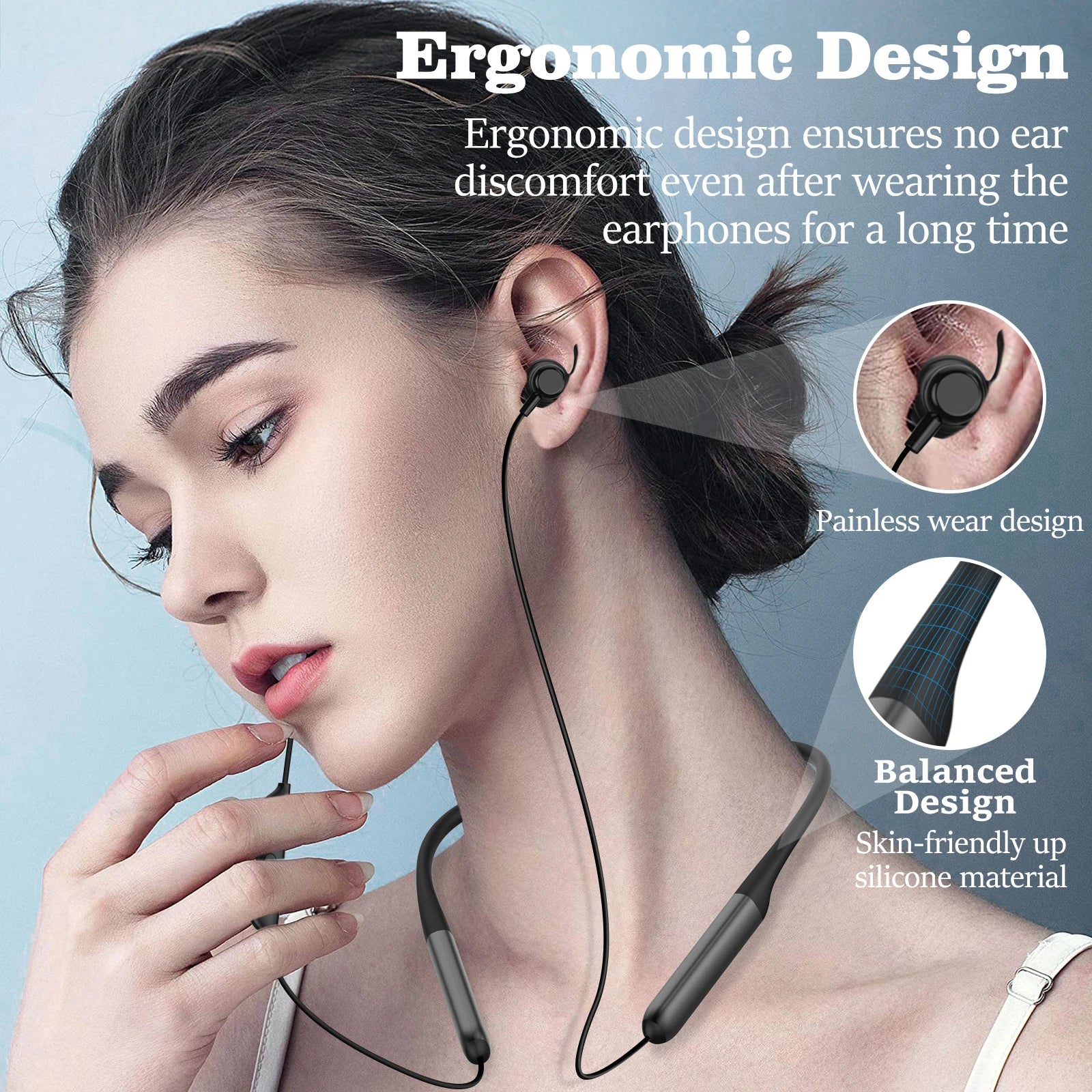 Nurati N1 Auriculares Deportivos Bluetooth 100h