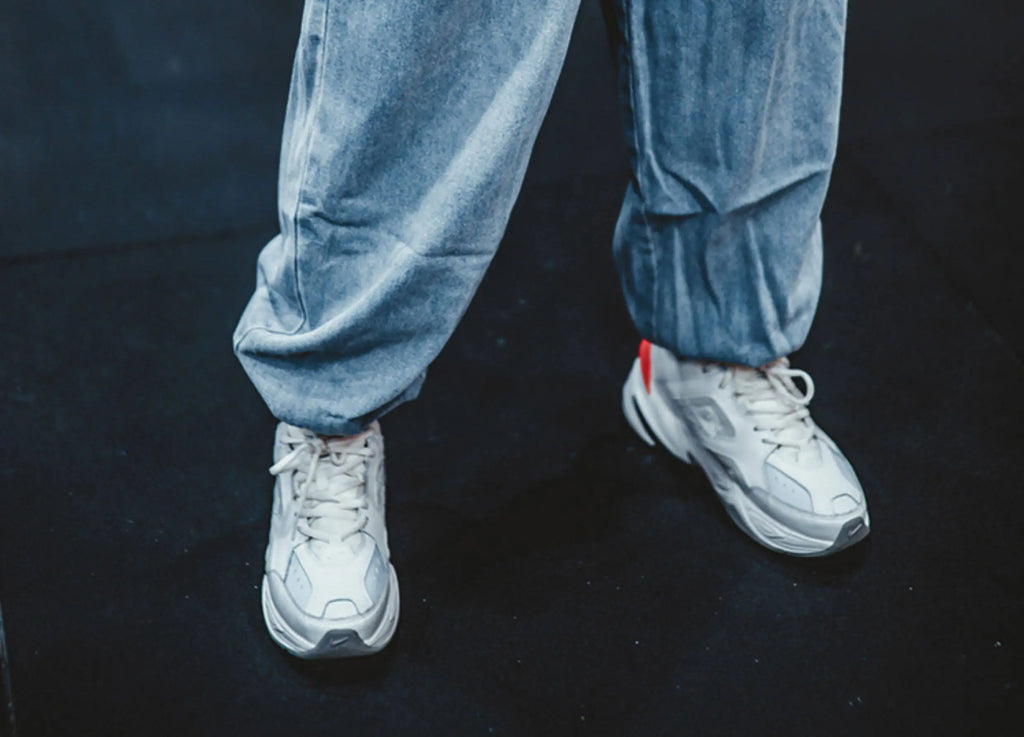Pantalones Vaqueros Jogger Holgados para Hombre, Negro y Azul, Talla Grande