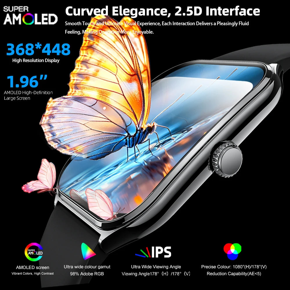 Reloj Inteligente Ultrafino Bluetooth IP68 Salud