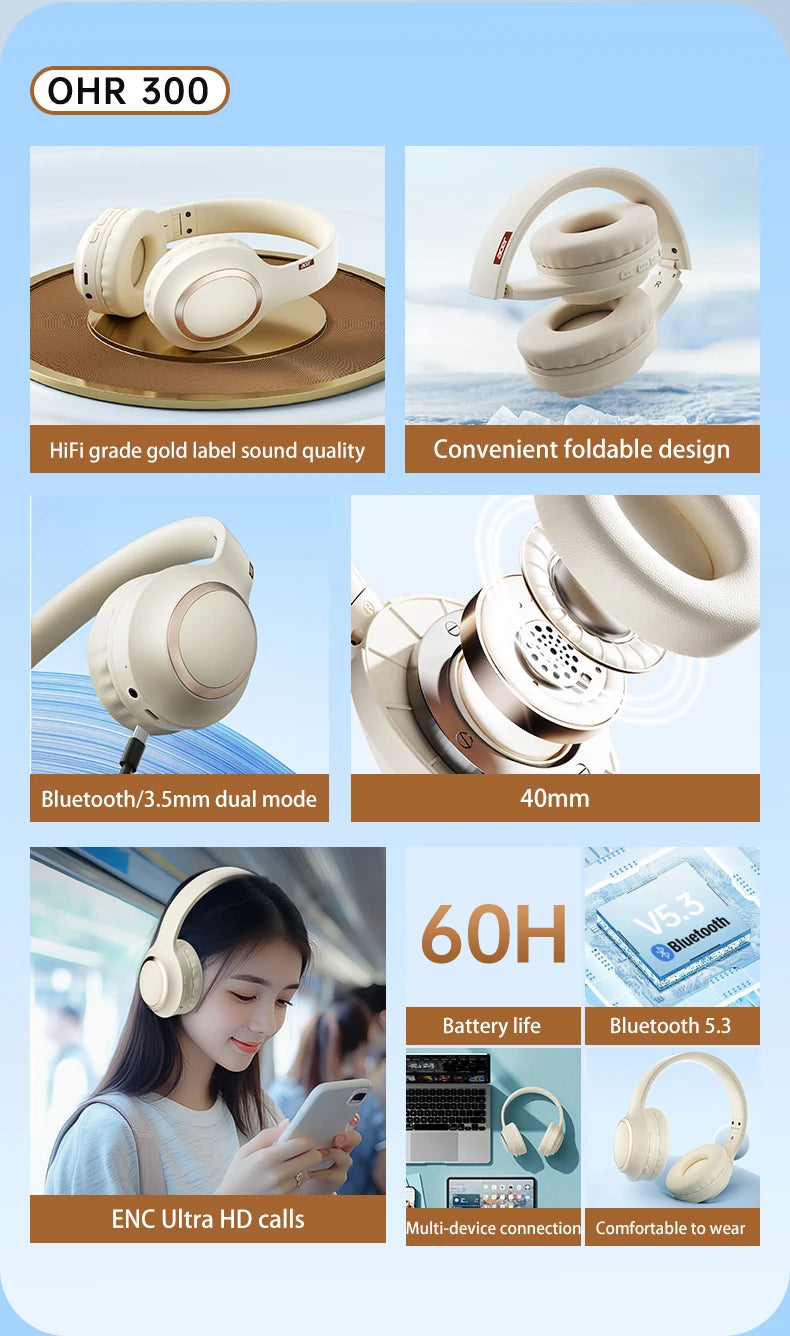 Acer OHR300 Auriculares Bluetooth 5.3 LDAC HD