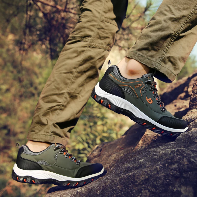 Zapatos de hombre, zapatos informales de cuero para hombre, zapatillas de deporte para primavera, Otoño e Invierno, tenis masculinos, zapatos ligeros para caminar