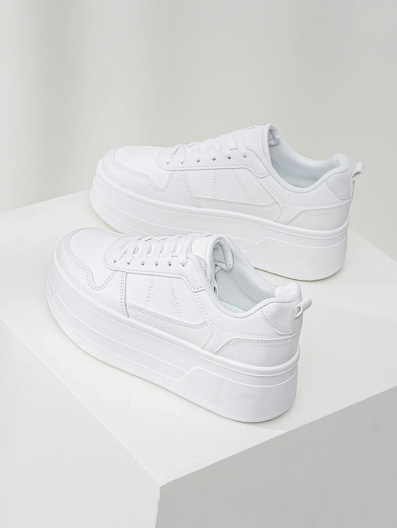 Zapatillas de plataforma para mujer con malla transpirable - 5 cm