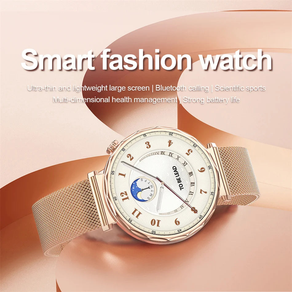 Reloj Inteligente Mujer AMOLED Bluetooth IP68
