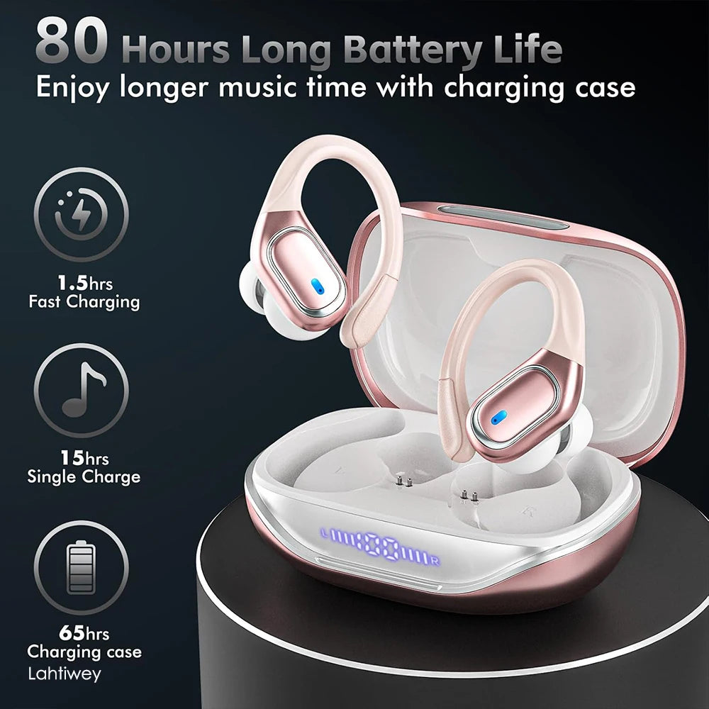 Auriculares TWS IPX7 Deportivos Bluetooth 80h