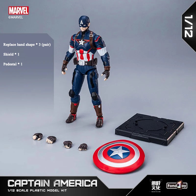 Figuras originales de Fondjoy Marve, Hulk, Thanos, Capitán América, Spider-Man, Thor, Iron Man, juguetes geniales para niños, modelos personalizados, muñecas, regalos para niños