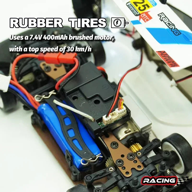 Wltoys RC 284019 Control remoto 1/28 30 Km/H Mosquito de carreras de alta velocidad 2,4 GHz todoterreno RTR Rally Drift Car